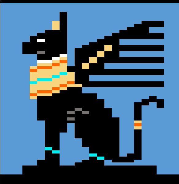 Mythic cat Blue